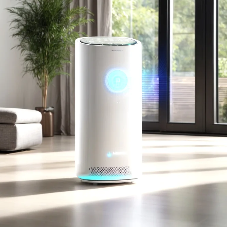 Smartphone-App zur Steuerung des Luftreinigers